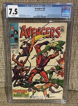 Avengers #55 1968 CGC 7.5 White Pages 1st Appearance Ultron