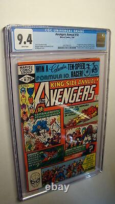 Avengers Annual 10 Cgc 9.4 White Pages 1st Rogue Madelyn Pryor Appearance