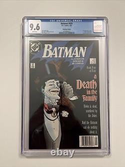 BATMAN #429 Death in the Family (DC, 1989) CGC 9.6 White Pages NEWSSTAND