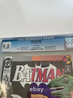 BATMAN #497 CGC 9.8 White pages Bane Breaks Batman's Back