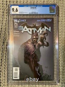 BATMAN # 6 CGC 9.6 (2012) New 52 White Pages 1st COURT OF OWLS KEY