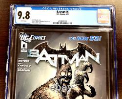 BATMAN #6 CGC 9.8 1ST FULL COURT OF OWLS White Pages NEW 52 2012