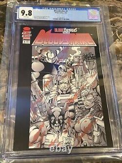 BLOODSTRIKE # 1 CGC 9.8 White Pages 1993 Comic Book ROB LIEFELD iMage COMICS