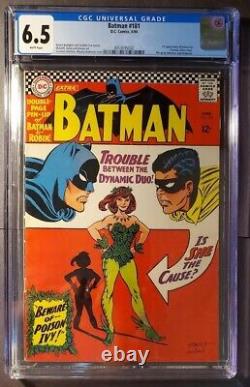 Batman #181 CGC 6.5 White Pages 1st Poison Ivy Pin-Up Included Key Issue