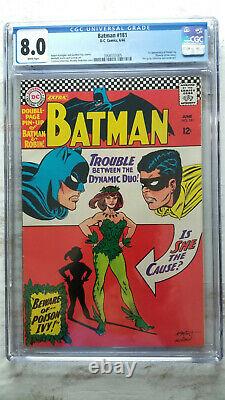 Batman #181 CGC 8.0 VF 1st Appearance of Poison Ivy WHITE Pages