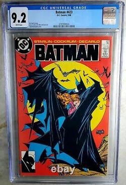 Batman #423 1st Print DC D. C. 1988 McFarlane CGC 9.2 NM- White Pages Comic Z0048