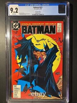 Batman #423 (DC Comics 1988) CGC 9.2 White Pages WP Iconic Todd McFarlane Cover