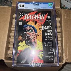 Batman #428 Cgc 9.8 Death Of Robin White Pages DC Comics 1988
