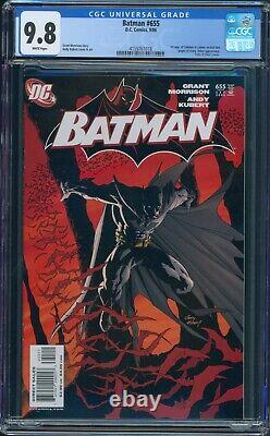 Batman #655 CGC 9.8 White Pages 1st Cameo Appearance of Damian Wayne DC 2006