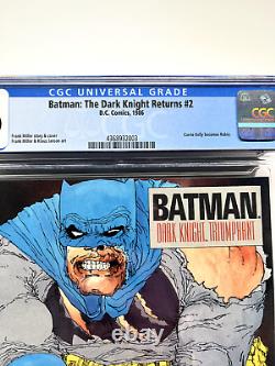 Batman Dark Knight Returns #2 CGC 9.6 White Pages (1986 DC Comics) 1st Printing