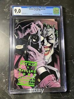 Batman The Killing Joke Cgc 9.0 White Pages By Alan Moore (first Print)