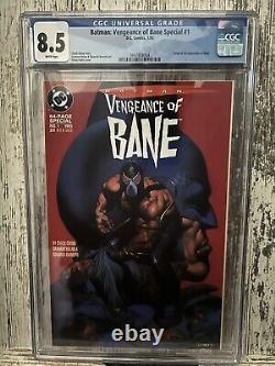 Batman Vengeance of Bane Special #1 CGC 8.5 White Pages