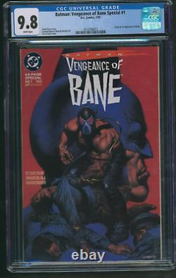 Batman Vengeance of Bane Special #1 CGC 9.8 White Pages 1st Bane DC Comics 1993