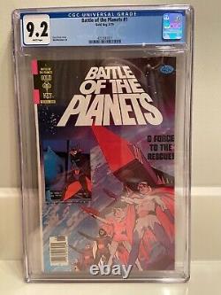 Battle of the Planets #1 CGC 9.2 NM White Pages 1979 Gold Key Comics