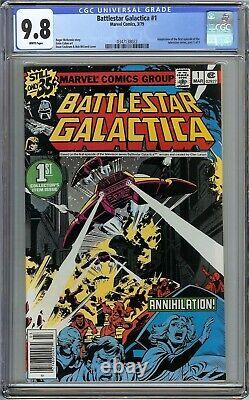Battlestar Galactica 1 CGC 9.8 White Pages 1st Series Marvel March 1979