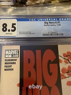 Big Hero 6 #1 CGC 8.5 Marvel Comics WHITE Pages