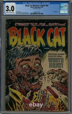 Black Cat Mystery Comics #50 Cgc 3.0 Cream To Off-white Pages 1954