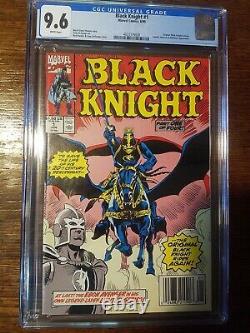 Black Knight #1 CGC 9.6 Marvel Comics 1990 1st Solo Dane Whitman white pages