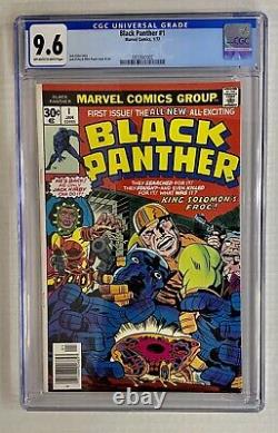 Black Panther #1 CGC 9.6 White Pages 1st Ongoing Series Jack Kirby 1977
