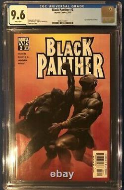 Black Panther #2 May 2005 1st Shuri CGC 9.6 NM+ White Pages Marvel Comics