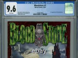 Bloodstone #1 2001 CGC 9.6 White Pages 1st App of Elsa Bloodstone Comic Book Key