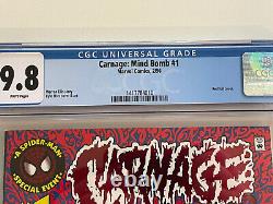 CARNAGE MIND BOMB #1 CGC 9.8 White Pages Marvel 1996 Red Foil Cover READ DESC