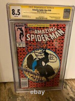 CGC 8.5 Amazing Spider-Man #300 4x SIGNED! WHITE PAGES