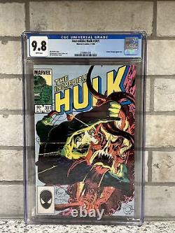 CGC 9.8 INCREDIBLE HULK #301 Marvel 1984 White Pages Doctor Strange Appearance