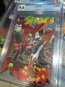 CGC SPAWN #'s 1 7 8 CGC 9.6 WHITE PAGES and 2 3 4 5 6 9 10 (NM/NM+ RAW) LOT