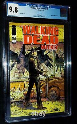 CGC THE WALKING DEAD WEEKLY #1 2011 Image Comics CGC 9.8 NM/MT White Pages