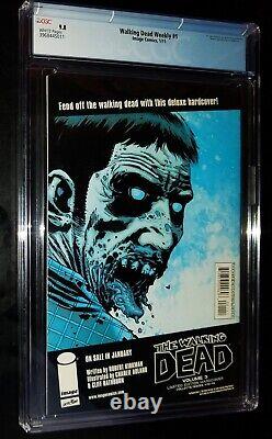 CGC THE WALKING DEAD WEEKLY #1 2011 Image Comics CGC 9.8 NM/MT White Pages