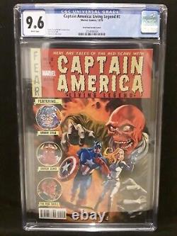Captain America Living Legend #2 Brereton 150 Variant CGC 9.6 White Pages
