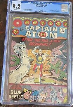 Captain Atom #84 CGC 9.2 White Pages 1967 1st app. New Captain Atom, Blue Beetle