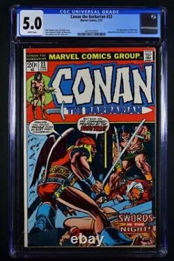 Conan the Barbarian #23 CGC 5.0 VG/F White Pages #4051537023