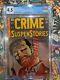Crime Suspenstories 20 Cgc 4.5 White Pages E. C. Comics Classic Hanging Cover