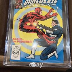 DAREDEVIL #183 White Pages CGC 9.6 Frank Miller Punisher