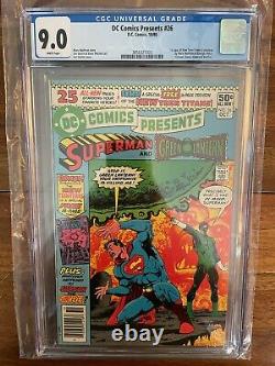 DC Comics Presents 26 Newsstand CGC 9.0 White Pages First Appearance 1980