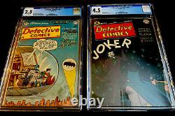 DETECTIVE COMICS 114 CGC 4.5 OWithWhite Pages And Detective Comics 186 CGC 2.5