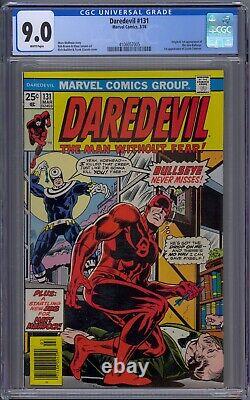 Daredevil #131 Cgc 9.0 1st Bullseye White Pages
