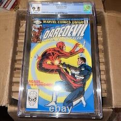 Daredevil #183 CGC 9.8 WHITE pages 1st meeting with Punisher TOP POP