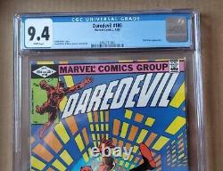 Daredevil # 186 Cgc (9.4) Marvel 9/82 White Pages