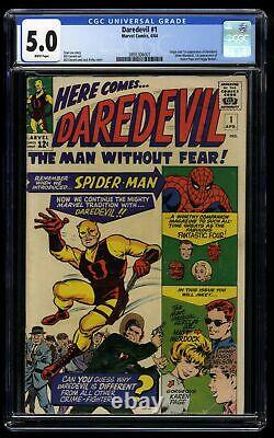 Daredevil #1 CGC VG/FN 5.0 White Pages