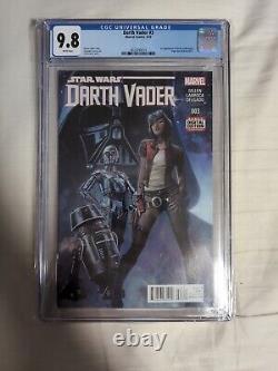Darth Vader #3 CGC 9.8 First appearance of Doctor Aphra FIRST Print White Pages