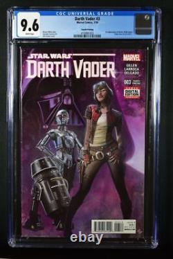 Darth Vader #3 Fourth Print CGC 9.6 NM+ White Pages #4169881002