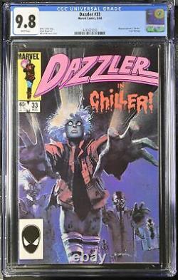 Dazzler #33 CGC NM/M 9.8 White Pages Homage Cover to Thriller! Marvel 1984