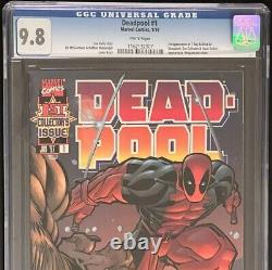 Deadpool #1 (1997)? CGC 9.8 White Pages? 1st Blind Al & T-Ray! Marvel Comic