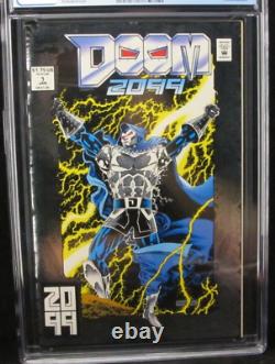 Doom 2099 #1 CGC 9.4 Marvel Comics White Pages Pat Broderick Foil Cover 1993 MCU