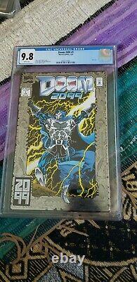 Doom 2099 #1 CGC 9.8 NM+ Foil Cover WHITE PAGES Marvel