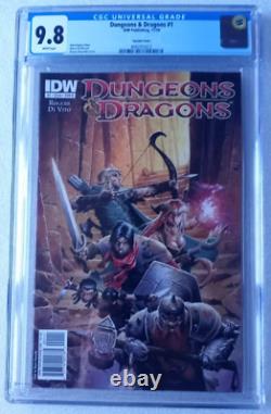 Dungeons & Dragons Comic #1 CGC 9.8 White Pages Cover B