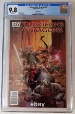 Dungeons & Dragons Comic #1 CGC 9.8 White Pages Cover B